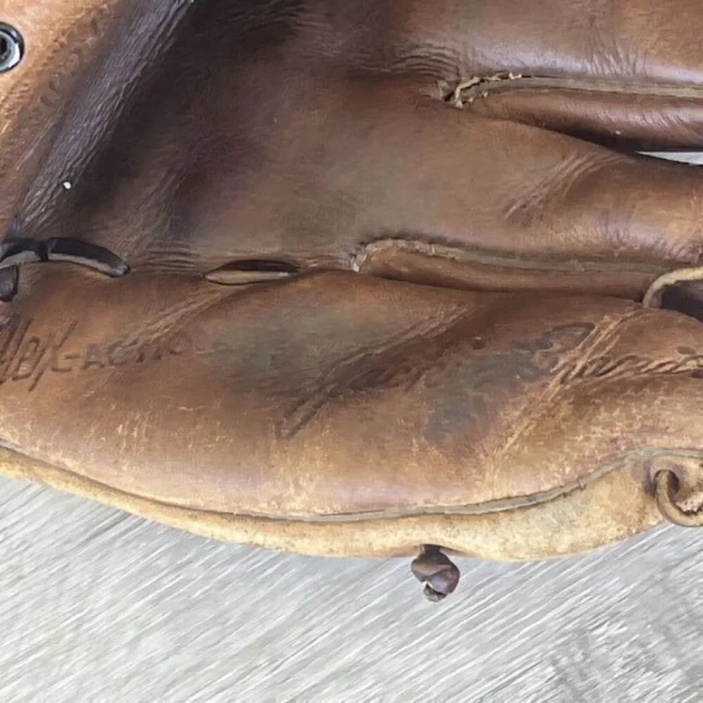 Vintage 1950s All-Star Jackie Brandt JC Higgins 1637 Rare Baseball‎ Glove Mitt